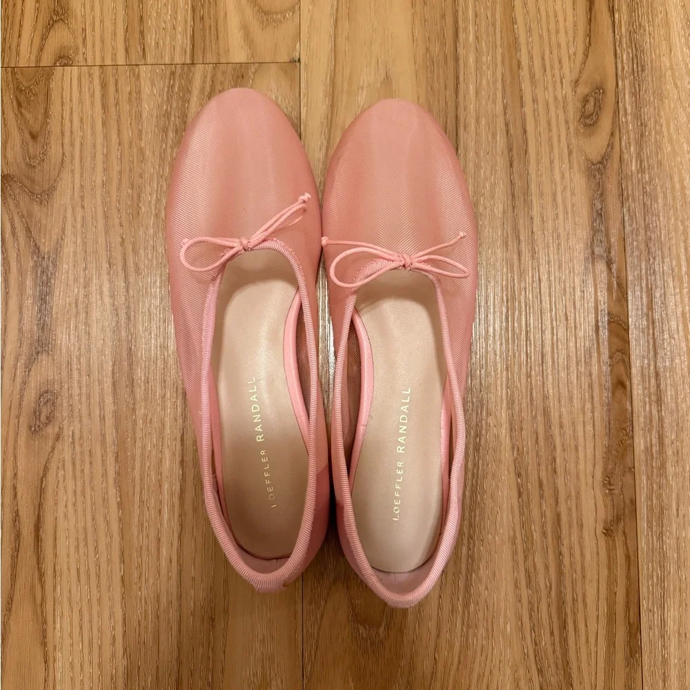 Loeffler Randall Landon Pink Mesh Ballet Flats - Picture 6 of 10